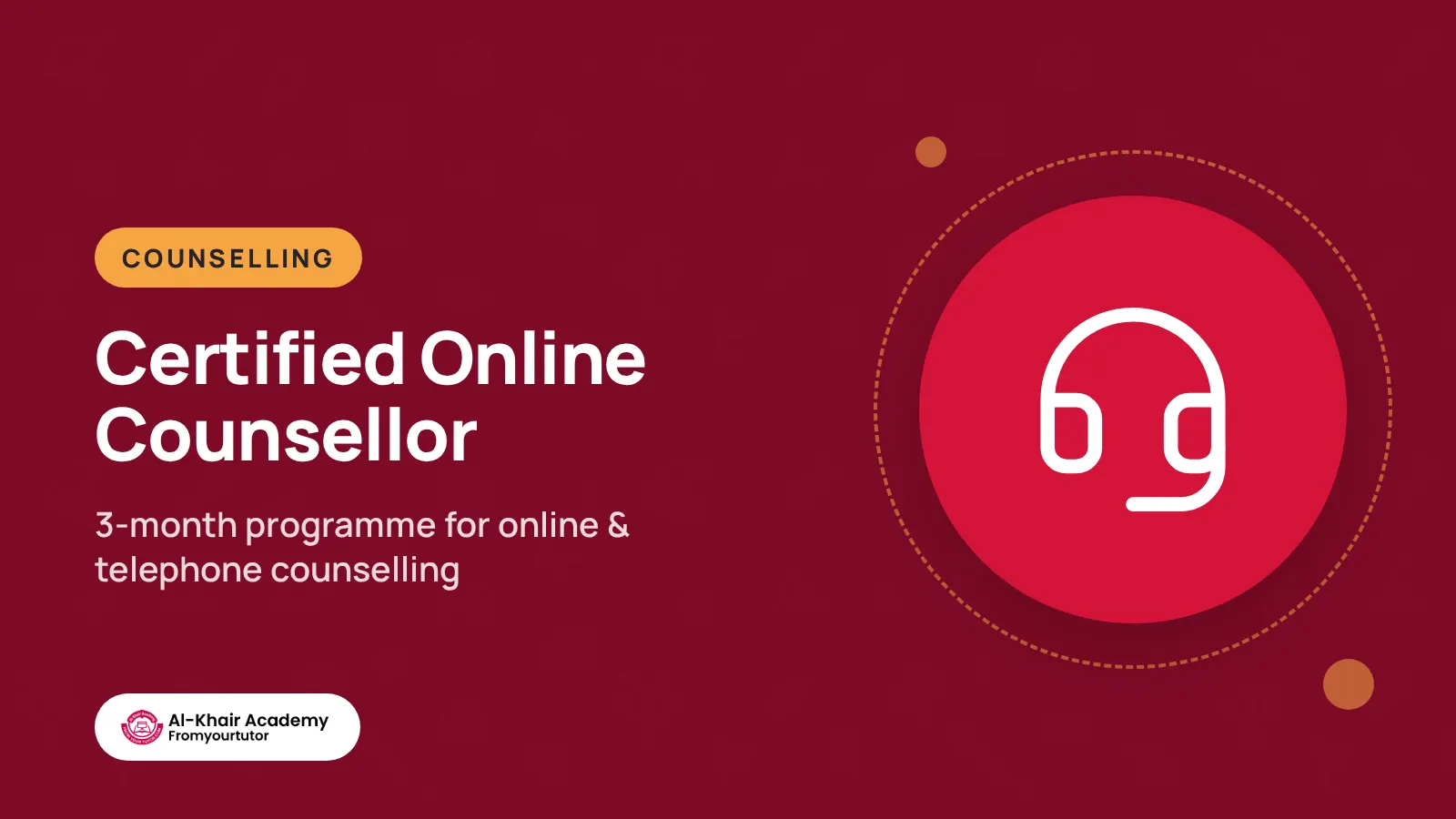 Certified Online Counsellor