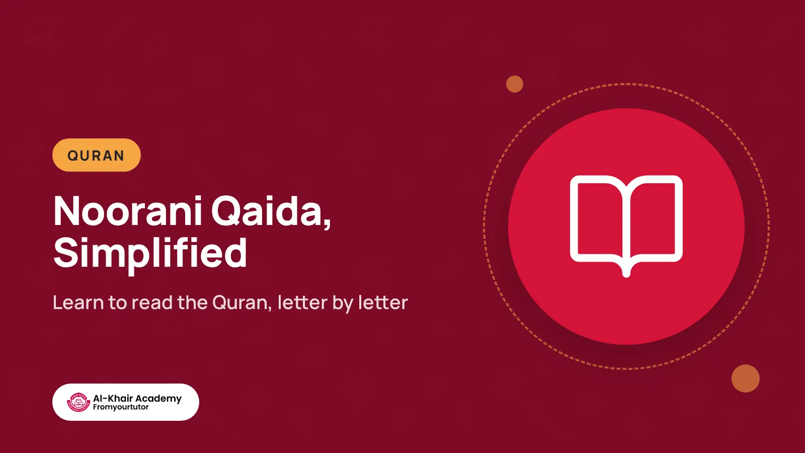 Noorani Qaida, Simplified